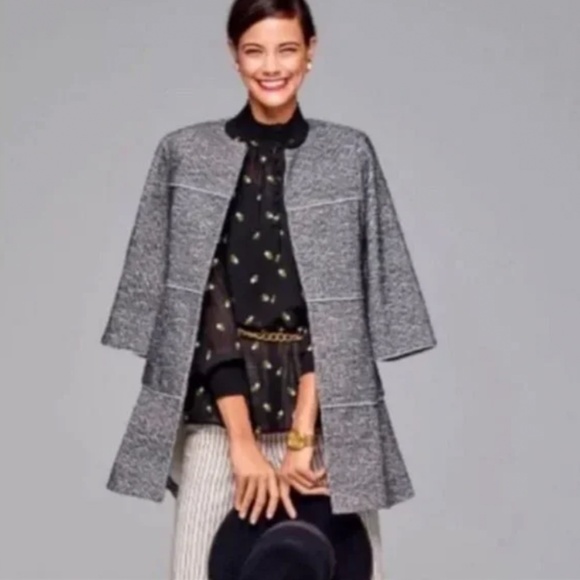 Cabi 5299 The Times 3/4 Sleeve Long Jacket Asphalt Size XS - Picture 1 of 5